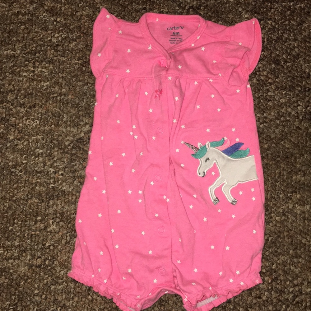 Carters 6 month unicorn romper